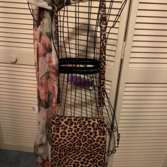 sold! NWT chico's | animal print crossbody - Picture 8 of 10
